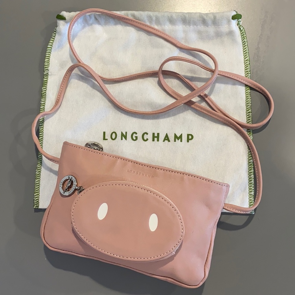 Longchamp x Mr. Bags 2019 pig shoulder bag